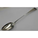 GEORGE III SILVER BASTING SPOON,