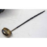 SCOTTISH SILVER TODDY LADLE TODDY LADLE WITH TWISTED HORN HANDLE EDINBURGH CIRCA 1800