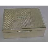 STERLING SILVER JEWELLERY BOX - 11.