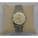 OMEGA STAINLESS STEEL MANUAL WIND GENTS WRISTWATCH