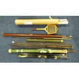 HARDY GOLD MEDAL 4 PIECE ROD WITH ROD CAP.