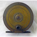 F J WILLIAMS & CO MAKERS LONDON 3 1/2" BRASS REEL