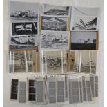 VARIOUS REPRODUCTIONS OF EARLY PHOTOGRAPHS OF AIRCRAFT WITH NEGATIVES