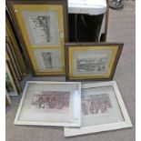 VARIOUS FRAMED PHOTOGRAPHS TWO BEARING INSCRIPTION PRESENTED TO LORD KINTORE BY THE EMPEROR IN