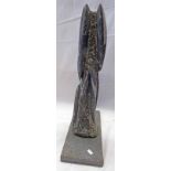 ORTHOCERAS FOSSIL TOWER SCULPTURE Condition Report: 9.3kg. 50cm tall.