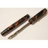 DAGGER PEN, PEN BODY IS A 1930'S / WW2 ERA MENTMORE AUTO FLOW FOUNTAIN PEN, THE 6.