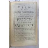 A VIEW OF THE ENGLISH CONSTITUTION, WITH RESPECT TO THE SOVEREIGN AUTHORITY OF THE PRINCE,