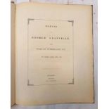 MEMOIR OF GEORGE GRANVILLE LATE DUKE OF SUTHERLAND BY JAMES LOCH - 1834