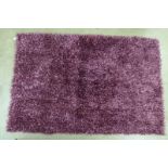 PURPLE RUG - LENGTH 178 CM X WIDTH 120 CM