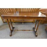 19TH CENTURY MAHOGANY SIDE TABLE,