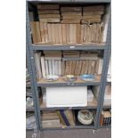 VERY LARGE SELECTION OF PORCELAIN PLATES WITH BOXES OVER 3 SHELVES