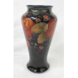 MOORCROFT POMEGRANATE BALUSTER VASE,