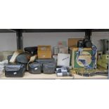 VARIOUS NIKON, PRAKTICA & OTHER CAMERAS, BINOCULARS,