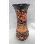 MOORCROFT POTTERY OBERON PATTERN VASE DESIGNED BY RACHEL BISHOP,