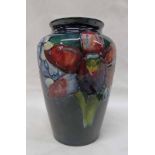 MOORCROFT VASE DECORATED WITH ORCHID & SPRING FLOWERS - 15.