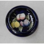 MOORCROFT WISTERIA BOWL, SIGNED IN BLUE TO BASE - 9.