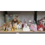 GOOD SELECTION ROYAL DOULTON & OTHER FIGURES, ROYAL DOULTON WINNIE THE POOH COLLECTION,