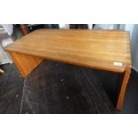 OAK RECTANGULAR COFFEE TABLE,