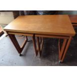 MCINTOSH TEAK NEST OF TABLES,