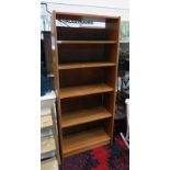 TEAK OPEN BOOKCASE,