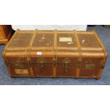 WOOD BOUND TRAVEL TRUNK