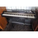 YAMAHA ELECTRIC KEYBOARD WITH STOOL Condition Report: The item is functional at
