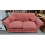 OVERSTUFFED 2 SEATER SOFA BED