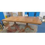 DUCAL PINE EXTENDING TABLE WITH FOLD OUT LEAF LENGTH 215 CM