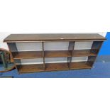 PINE OPEN BOOKCASE,