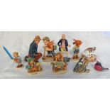 SELECTION OF HUMMEL/GOEBEL AND OTHER DECORATIVE FIGURES