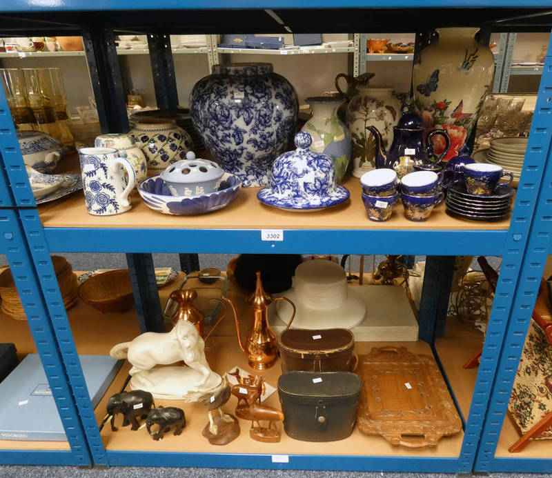 Lot withdrawn SELECTION OF VARIOUS ITEMS INCLUDING VASES, CASED BINOCULARS,