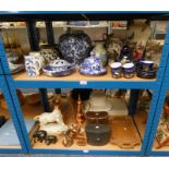 Lot withdrawn SELECTION OF VARIOUS ITEMS INCLUDING VASES, CASED BINOCULARS,