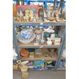 SELECTION OF VARIOUS ITEMS INCLUDING FAIRY ORNAMENTS, BOXED JIGSAWS,