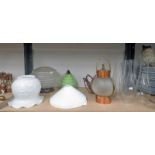 VARIOUS LAMP SHADES,