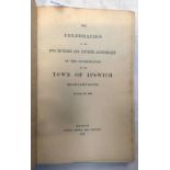 THE CELEBRATION OF TWO HUNDRED AND FIFTIETH ANNIVERSARY OF THE INCORPORATION OF THE TOWN OF IPSWICH