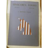 UNICORN FOLIO, SERIES THREE NUMBER TWO, A BRITISH FOLIO EDITED BY EDWARD LUCIE-SMITH,