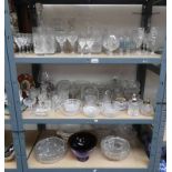 SELECTION OF CRYSTAL INCLUDING DECANTERS, BOWLS,