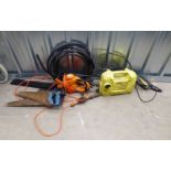 KARCHAER KB1010B POWER WASHER, WORX ELECTRIC HEDGE TRIMMER, STANLEY HAND DRILL,