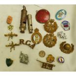 CAP BADGES, ACME WHISTLE, ACME CITY WHISTLE, TAY ROAD BRIDGE ENAMEL BADGE,