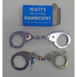 2 PAIRS OF HIATTS 1960 PATTERN HANDCUFFS