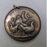 SILVER POULTRY CLUB MEDAL WON BY S.F.