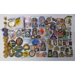 SELECTION OF VARIOUS CLOTH PATCHES TO INCLUDE NASA, DESERT STORM, ARTILLERY PATCHES,