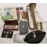 BOYS BRIGADE BRASS TRUMPET/BUGLE, BOYS BRIGADE BOOKS, BADGES, ETC, HOHNER ECHO,