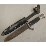 BOY SCOUTS KNIFE WITH REHWRAPPEN SOLINGEN BLADE