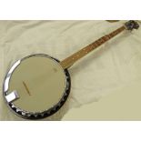 PEAVEY BANJO WITH REMO WEATHER KING BANJO HEAD