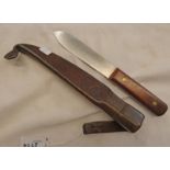 GREEN RIVER KNIFE AND SCABBARD BY VENTURE,