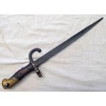 FRENCH GRAS BAYONET WITH 34CM LONG BLADE