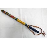 1970'S ERA PERTH, SCOTLAND, POLICE LONG SERVICE BUTTON/PRESENTATION TRUNCHEON,