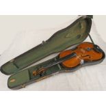 VIOLIN WITH 36 CM LONG 2 PIECE BACK,