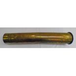 GERMAN 1900 DATED BRASS ARTILLERY SHELL 65.